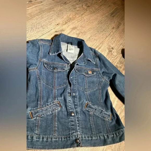 Carhartt Woman's Denim Jean Jacket - Picture 10 of 11